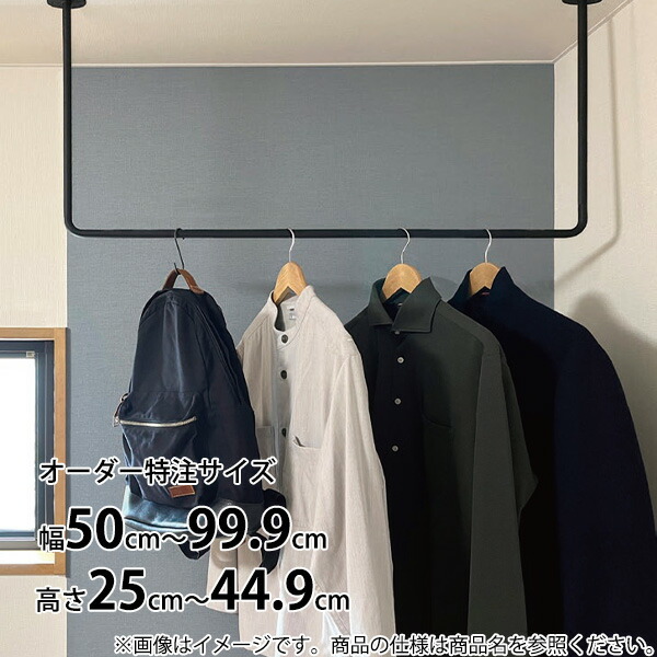 【受注生み出すこと品】カツデン Hosuba(ホスバ) 無償性大きさ M大きさ 角配管 16角 幅 500 ～ 999 × 高さ 250 ～ 449 『 カツデンアーキテック 物干し 竿 室内 据えつける スチール写真 アイアン 赤ちょうちん 』
