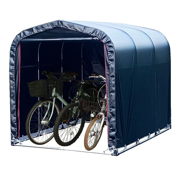 南榮工業 サイクルハウス 3台用 BK 『DIY向け テント生地 家庭用 サイクルポート 屋根』|エクステリアのプロショップ キロ