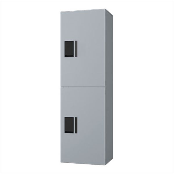 ナスタ プチ宅unit 集合住宅向け宅配ボックス 本体 前入前出/機械式 1200&times;360&times;316 KS-TL01R02A-SV ※捺印は付属しておりません シルバー&times;シルバー｜エクステリアのプロショップ　キロ