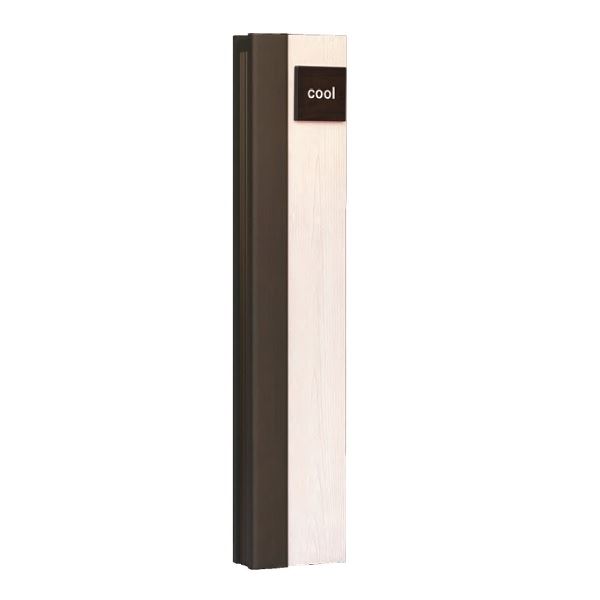MINO 彩木門ばしら MONSLIM cool(冷やりとした) MONCO ※看板は別売です。 『役立つこと門ばしら 役立つこと極点』 玄関・門用エクステリア-花・ガーデン・DIY