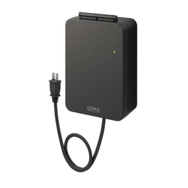 【貨物輸送無料】隼演芸会 LEDIUS ローボルトシンプルトランス 35W HEA-022K #76738000『変圧器 Takasho ガーデニング』 黒いこと