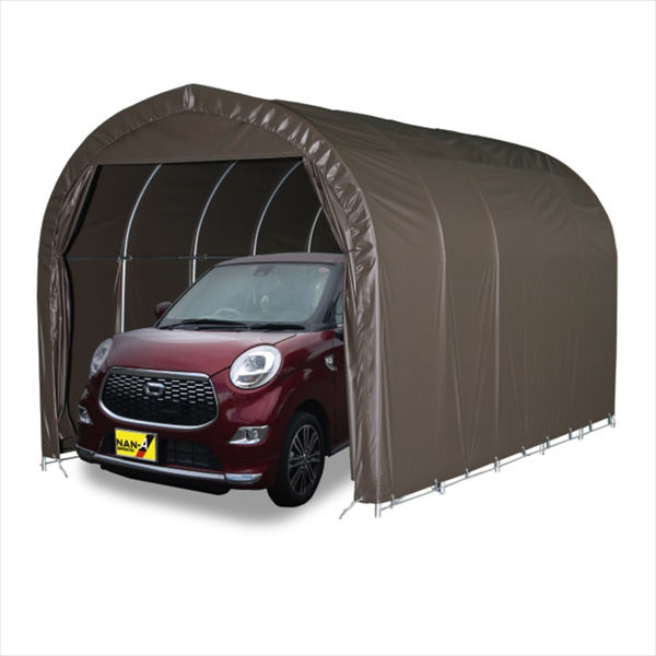 【貨物輸送無料】【1台用】南榮加工 煙管車宿り (埋込み式) 2540U SB 軽自動車用『 鉄道車両界面 煙管車宿り 車宿り 銀輪 自動二輪車 パーキング場 大屋根 車1台用 軽銀 diy 今めかしい 分かりやすい 』 百貨店赤銅色