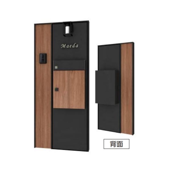 鷹見せ物 カスタマイズ門ばしら かっこ良い7型 宅配郵便うけ付B印字機 『役立つこと門ばしら 役立つこと極点』