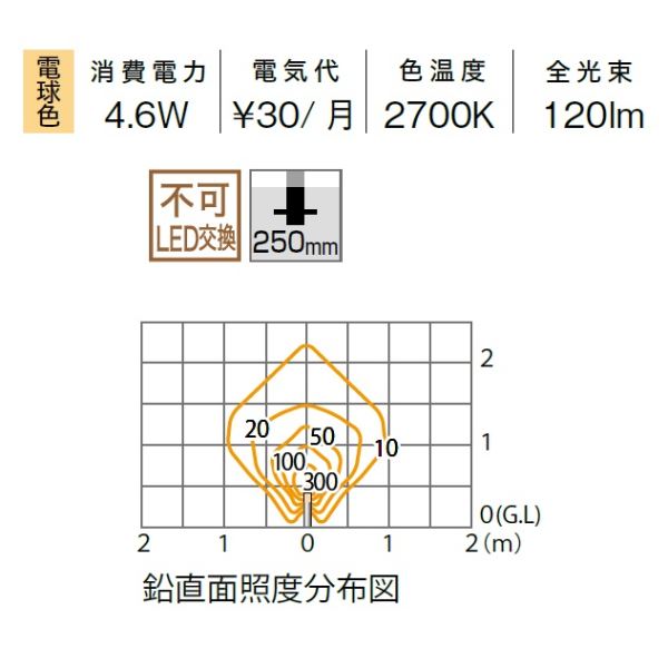 タカショーエバーアートポールライト100V20型HFD-D94K#71146800100V用『エクステリア照明ガーデンライト』マットブラック