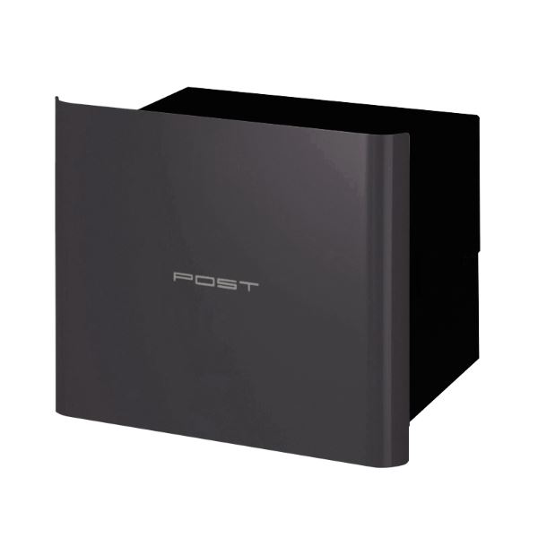 オンリーワン イルヴァリオ フォント 埋め込みタイプ ポスト NA1-PL05CG チャコールグレー