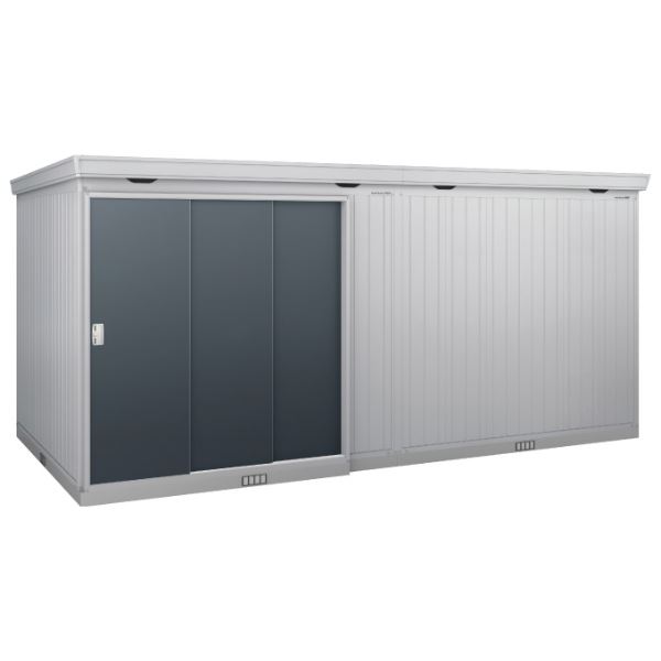 【内壁・天井に断熱材】イナバ物置 FP/フォルタプラス FP-5226HT 扉タイプ ハイルーフ 多雪型『 物置 屋外 大型 小屋 倉庫 物置小屋 収納庫 イナバ diy キット おしゃれ 』【関東・東海地方限定配送】