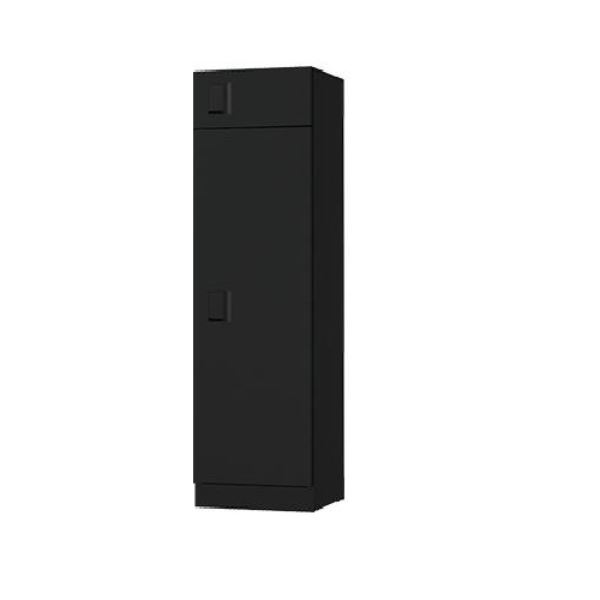 ナスタ 宅配ボックス席（STANDARD） 標準尺度 社会的単位手合いE 捺印なし KS-TL03R05A-BK アパルトマン用 大型 室外据え付ける可 自主独往式 アナログ手当たり 雨合羽手合い 黒いこと