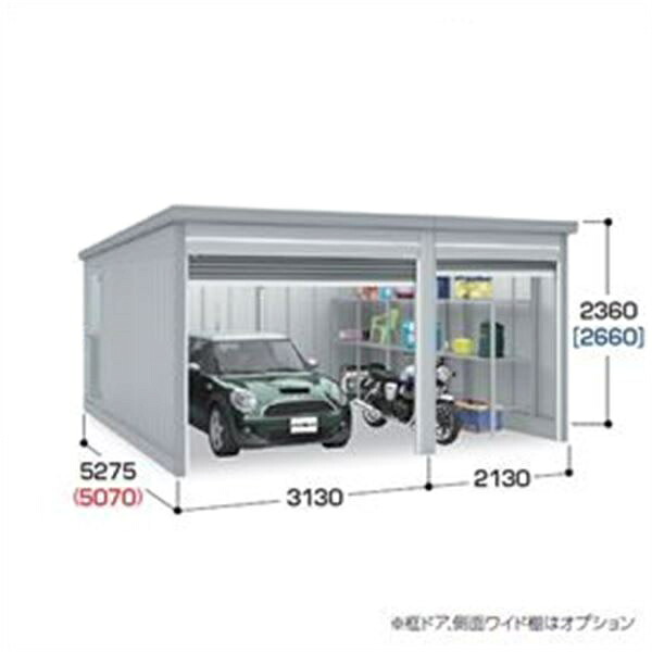 【貨物輸送無料】イナバ屋根裏部屋 GARADIA ガレーディア 2連棟 GRN-3121・52S 豪雪型 標準尺度大屋根 2台用 『 車宿り 車宿り バス発着場 シャッター 容れもの 鉄道車両界面 diy 一揃いの道具 銀輪 自動二輪車 パーキング場 』 エクステリア・ガーデンファニチャー-花・ガーデン・DIY