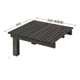 タカショー タンモクユニットデッキ 追加型 『ウッドデッキ 材料』『木目　おしゃれ　デッキフェンス　腐りに強い　炭化木材　　』 無塗装