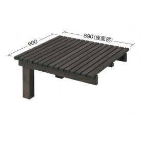 タカショー タンモクユニットデッキ 追加型 『ウッドデッキ 材料』『木目 おしゃれ デッキフェンス 腐りに強い 炭化木材 』 塗装済み|エクステリアのプロショップ キロ