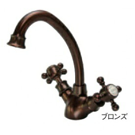 オンリー壱 アンティーク水栓 アメイジア・ラバトリー AE4-MA006LRB ブロンズ