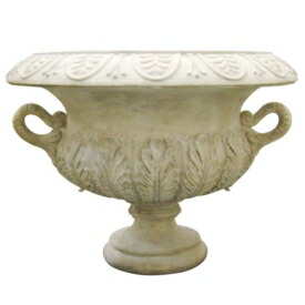 FRP アカンサス飾りつけの壺型プランター / Acanthus Urn fr080096 『プランター バス発着場・でき事向け』