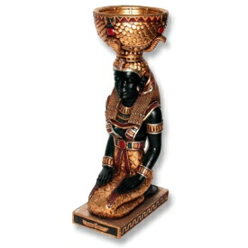 FRP ひざまずくお上さんプランター / KNEELING FEMALE EGYPTIAN PLANTER frPLKFG 『エジプト・アラブ共和国オブジェ バス発着場・泊まり向け』