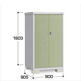 【全面開口】イナバ物置 BJX／アイビーストッカー BJX-099D JG 全面棚タイプ『物置 屋外 小型 小屋 倉庫 収納庫 イナバ diy キット スリム おしゃれ』【関東・東海地方限定配送】【追加金額で取付工事可能】 JG(ジェードグリーン)