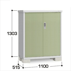 【全面開口】イナバ物置 BJX／アイビーストッカー BJX-115C JG 全面棚タイプ『物置 屋外 小型 小屋 倉庫 収納庫 イナバ diy キット スリム おしゃれ』【関東・東海地方限定配送】【追加金額で取付工事可能】 JG(ジェードグリーン)
