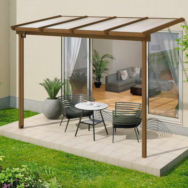 Color Red 送料無料ポリカーボネート ポリカーボネート エクステリアのプロショップtpnb 9040s壁付け納まり1500タイプ 三協アルミ 1500タイプナチュレnn型ロング柱 ナチュラルな風合いを演出する木目調のテラスです Font 関東間1階設置型テラスキロ Font1 5間 4