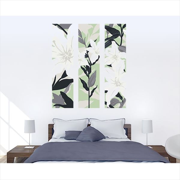 新規購入 東京ステッカー 高級ウォールステッカー 植物 カサブランカ Mサイズ Ts0011 Dm グリーン かわいい 壁 シール 日本全国送料無料 Sunbirdsacco Com