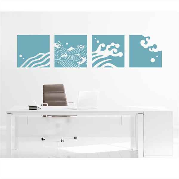 送料無料 東京ステッカー 高級ウォールステッカー 和風 荒波に富士 Mサイズ Ts0030 Cm 千歳緑 かわいい 壁 シール 超特価 激安 Cisco Edu Mn