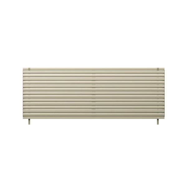 【個人宅送料無料】フェンス 目隠し 三協アルミ レジリア YL1型 2006 H600 高さ60cm 本体のみ フリー支柱タイプ『三協立山 横 格子 屋外 アルミ 庭 diy おしゃれ 柵 塀 風よけ 境界 外構 ガーデン』