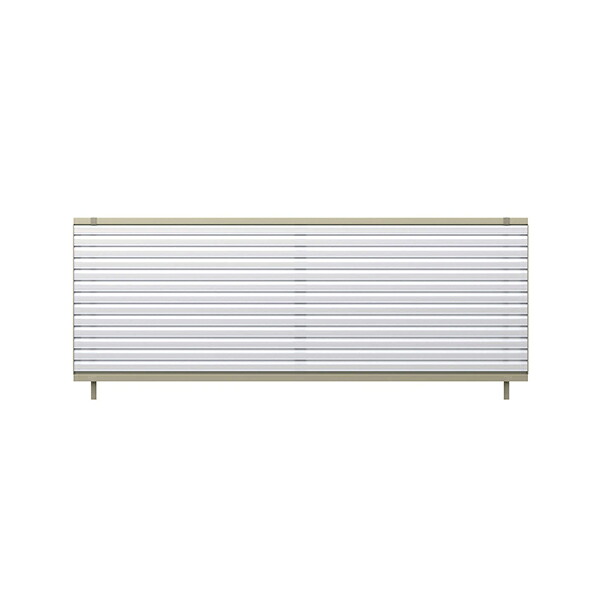 【個人宅送料無料】 フェンス 目隠し 三協アルミ レジリア YLS型 2006 H600 高さ60cm 本体のみ フリー支柱タイプ『三協立山 横 格子 屋外 アルミ 庭 diy おしゃれ 柵 塀 風よけ 境界 外構 ガーデン』|エクステリアのプロショップ キロ