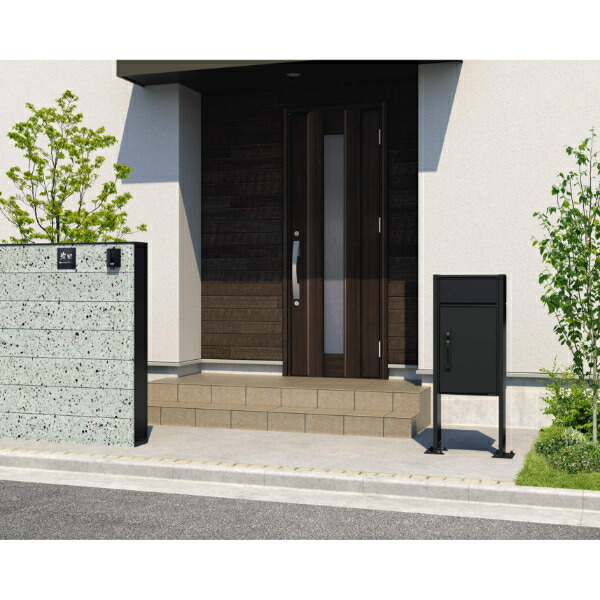 三協軽銀 宅配ボックス席 フレムス Light P型 極点建て手合い(郵便受け付き添い人手合い) 軍事基地一皿 真っただ中