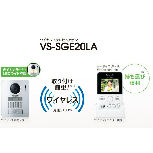 楽天市場】パナソニック Panasonic どこでもドアホンシリーズ テレビドアホン 2-7タイプ VL-SVE310KFA :  エクステリアのプロショップ キロ