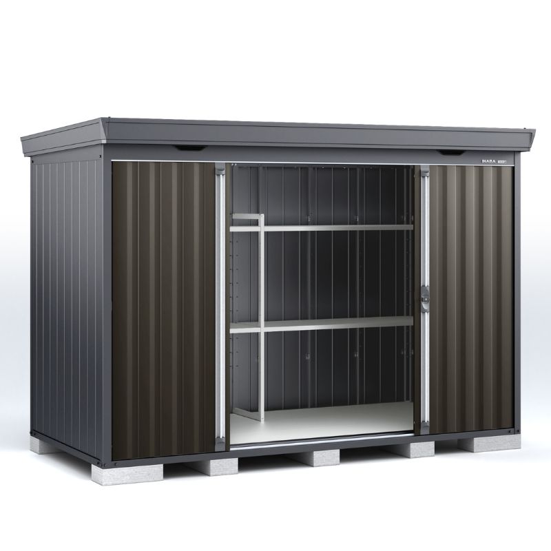 イナバ物置 FS／フォルタ FS-3014SF スタンダード 豪雪型『物置 屋外 大型 小屋 倉庫 収納庫 diy キット おしゃれ』【関東・東海地方限定配送】【追加金額で取付工事可能】 フランネルグレー｜エクステリアのプロショップ　キロ