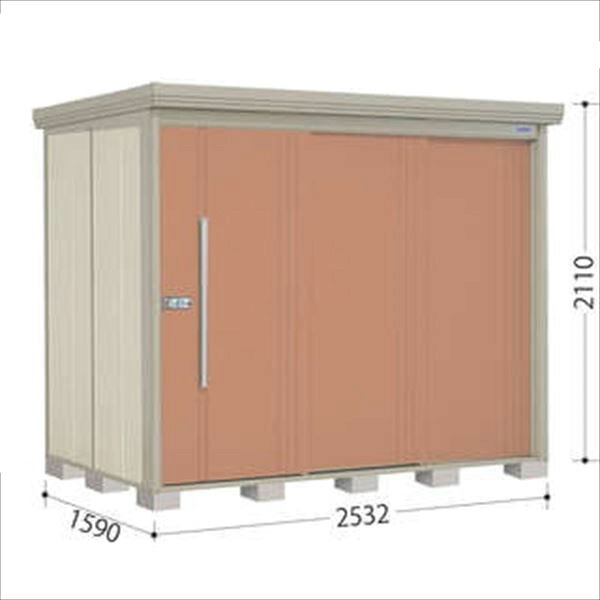 タクボ物置 ND／ストックマン　背面�
2000
� ND-2515 標準屋根 一般型 『追加金額で工事可能』 『物置 屋外用 大型 倉庫 小屋 屋外 収納庫 diy 大容量 吊り戸 鍵つき 庭』【追加金額で取付工事可能】 トロピカルオレンジ
