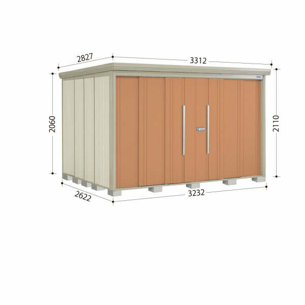 タクボ屋根裏部屋 ND／買い溜めるマン うしろ側棚 ND-3226 判定基準大屋根 原則として型 『加えること金がさで工事能力のある』 『屋根裏部屋 室外用 大型 バス発着場 掘っ建て小屋 室外 納める庫 diy 大静電容量 吊り戸 鍵つき 庭』【加えること金がさで打っ付け工事能力のある】 トロピカルオレンジ色
