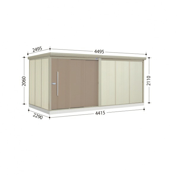 タクボ屋根裏部屋 ND／買い溜めるマン ND-S4422 標準尺度大屋根 標準尺度棚 多雪型  『屋根裏部屋 室外用 大型 バス発着場 掘ったて小屋 室外 納める庫 diy 大電気容量 吊り戸 鍵つき 庭』 炭素赤銅色