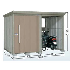 タクボ物置 TP／ストックマンプラスアルファ TP-S3022 多雪型 『物置 屋外 大型 倉庫 小屋 収納庫 diy サイクルポート タイヤ テント 庭 おしゃれ』【追加金額で取付工事可能】 カーボンブラウン