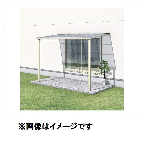 【送料無料】三協アルミ レボリューA 3.0間×11尺 600タイプ／関東間／1階用F型／出幅移動収まり／2連結 熱線吸収ポリカ ＊屋根カラーはクリアのみ『洗濯干し場 』