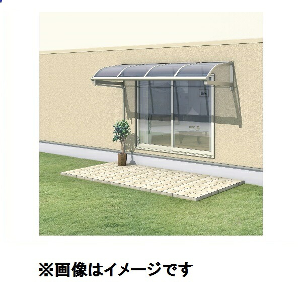 【送料無料】三協アルミ レボリューA 1.0間×3尺 600タイプ/関東間/1・2階用R型/柱なし式/単体 熱線吸収ポリカ *雨トイは3m×2本を手配します *屋根カラーはクリアのみ『洗濯干し場 』