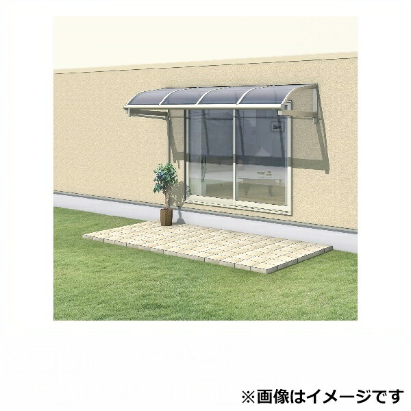 【送料無料】三協アルミ レボリューA 2.5間×3尺 600タイプ/メーターモジュール/1・2階用R型/柱なし式/2連結 熱線吸収ポリカ *雨トイは3m×4本を手配します *屋根カラーはクリアのみ『洗濯干し場 』