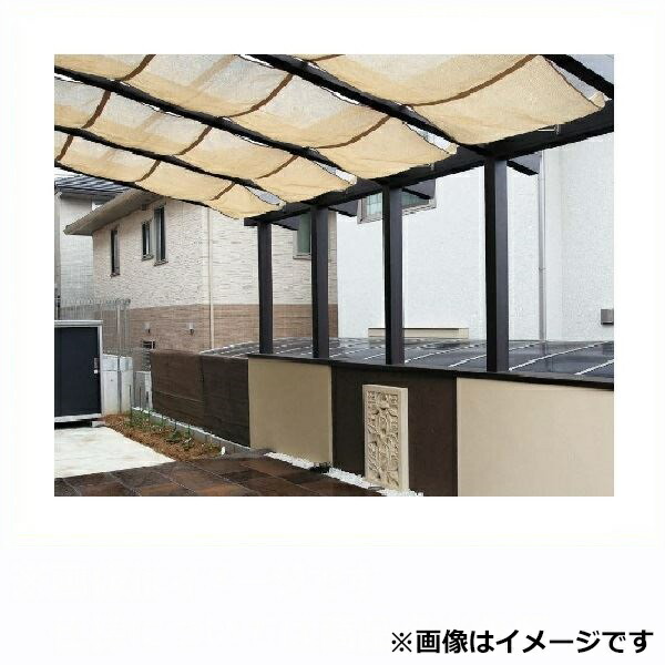 タカショー ポーチテラス カフェスタイル FIX腰壁 独立(壁寄せ)タイプ 1間×9尺 クリア