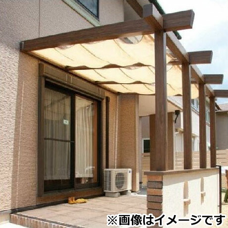 屋根を前柱で支えたオープンテラスタイプ エクステリア ガーデンファニチャー タカショー ポーチテラス カフェスタイル 壁付タイプ 1間 4尺 クリア エクステリアのプロショップ キロ ガーデンファニチャー タカショー クリア花 ガーデン Diy 送料無料
