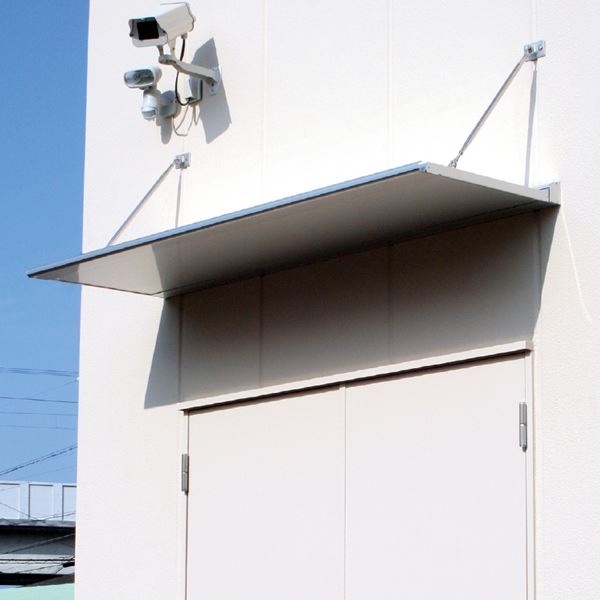 【送料無料】 オンリーワン ヴァイザー RS-FT型 アルミニウム複合材庇 W1000(H30) D920 DK5-RSFT910S 『アルミひさし　庇 おしゃれ DIY 雨よけ 洗濯干し場 後付け 玄関 窓 エクステリア 』 シルバー｜エクステリアのプロショップ　キロ