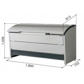 【集合住宅向け】ヨドコウ ダストピット DPRA-1807 『 ゴミ ダスト ボックス ステーション コンテナ ストッカー ダストボックス ダストピット 屋外 大型 マンション アパート 』