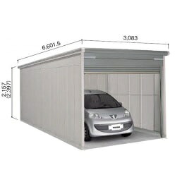 ヨドコウ ヨドガレージ ラヴィージュ3 VGCU-3062H 基本棟 豪雪型 背高Hタイプ『 車庫 ガレージ ラヴィージュIII 大型 屋外 物置 組み立て式 』【受注生産品】