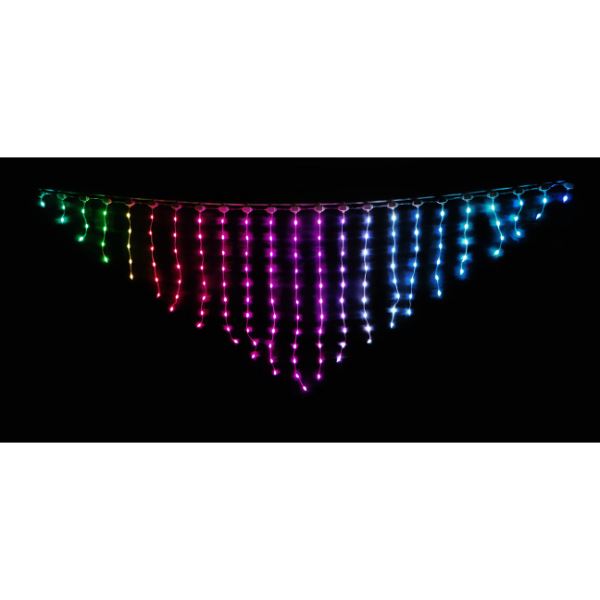 友愛手あそび エレクトリカル 引き幕ともし火(信号旗) WG-1315 『クリスマス 戸外 LED 照度 ともし火』 イルミネーションライト-エクステリア・ガーデンファニチャー