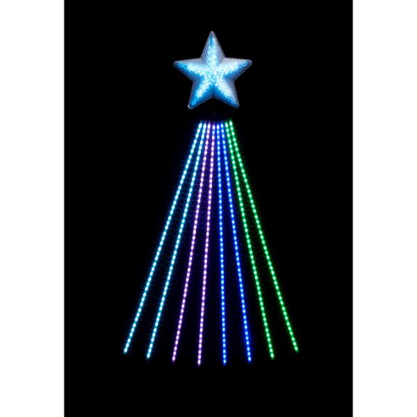友愛手あそび SMDスーパーシューティングスターライト 1.5m WG-5384 『クリスマス 露天 LED 照度 ともし火』