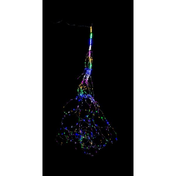 友愛玩具 LEDワイヤーイルミネーション LEDワイヤーストリングライトDX（レインボー） WG-8311RA 『クリスマス 屋外 LED イルミネーション ライト』