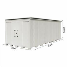 【サビにくい 汚れにくい】ヨドコウ LMD／エルモ LMD-2965H 物置 一般型 背高Hタイプ『 ヨド物置 屋外 大型 おしゃれ 倉庫 収納庫 小屋 diy 組み立て キット 防災 庭 』【受注生産品】 カシミヤベージュ