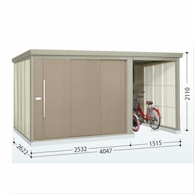 タクボ物置 TP／ストックマンプラスアルファ TP-Z4026 一般型 『物置 屋外 大型 倉庫 小屋 収納庫 diy サイクルポート タイヤ テント 庭 おしゃれ』【追加金額で取付工事可能】 カーボンブラウン