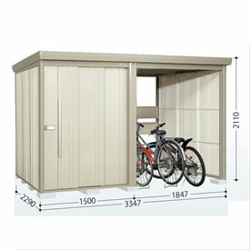 タクボ物置 TP／ストックマンプラスアルファ TP-33R22 一般型 『物置 屋外 大型 倉庫 小屋 収納庫 diy サイクルポート タイヤ テント 庭 おしゃれ』【追加金額で取付工事可能】 ムーンホワイト 135,700円