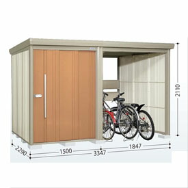 タクボ物置 TP／ストックマンプラスアルファ TP-S33R22 多雪型 『物置 屋外 大型 倉庫 小屋 収納庫 diy サイクルポート タイヤ テント 庭 おしゃれ』【追加金額で取付工事可能】 トロピカルオレンジ