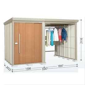タクボ物置 TP/ストックマンプラスアルファ TP-Z33R26 一般型 『物置 屋外 大型 倉庫 小屋 収納庫 diy サイクルポート タイヤ テント 庭 おしゃれ』【追加金額で取付工事可能】 トロピカルオレンジ|エクステリアのプロショップ キロ