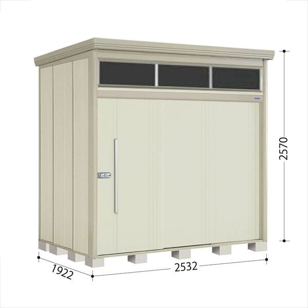 タクボ物置 JNA／トールマン　ブライト JNA-2519W 標準屋根 標準棚 一般型 『追加金額で工事可能』 『 物置 屋外 大型 倉庫 小屋 収納庫 物置き diy キット 大容量 吊り戸 鍵つき タイヤ 庭 おしゃれ 』 ムーンホワイト
