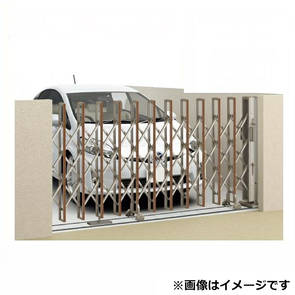 【送料無料】【法人様限定商品 個人宅・現場配送不可】四国化成 ニューハピネスHG-R アングルレール式 木調タイプ 片開き H12-165S(レール幅150) リフォーム対応『車庫 カーテンゲート アコーディオン 門扉 スライド ガーデン diy 塀 壁