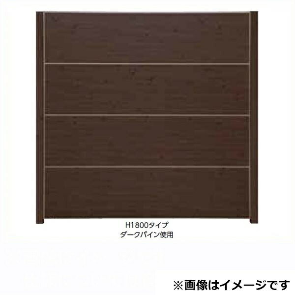 タカショー エバーアートボードフェンス 1型セット 両面 60角柱 H1800 基本型（両柱） エバーアートボード仕様 見切材:ステンカラー